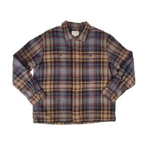 Filson Elk Heights Camp Shirt in Brushed Cotton Flannel Men's Sz L